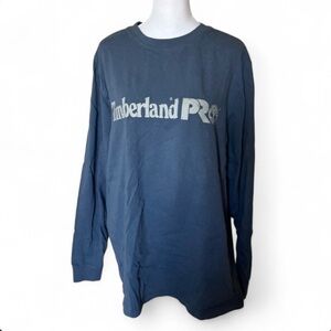Timberland Pro Men’s Original Fit Long Sleeve Logo T Shirt size Medium